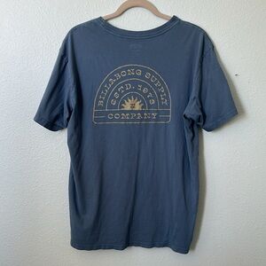 Men's Billabong Slate Blue Graphic Crewneck T-Shirt